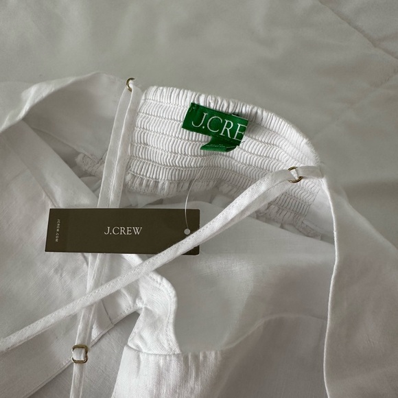 JCrew Crisp White Slip Dress - Picture 4 of 6